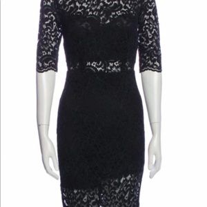 Veronica Beard Black Lace Dress
